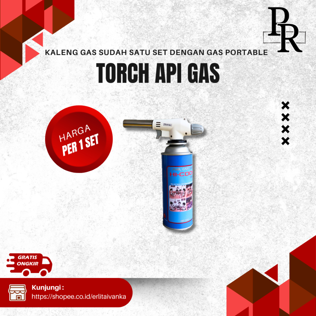 Jual PR-TORCH GAS 1 SET GAS DENGAN KEPALA TORCH | Shopee Indonesia