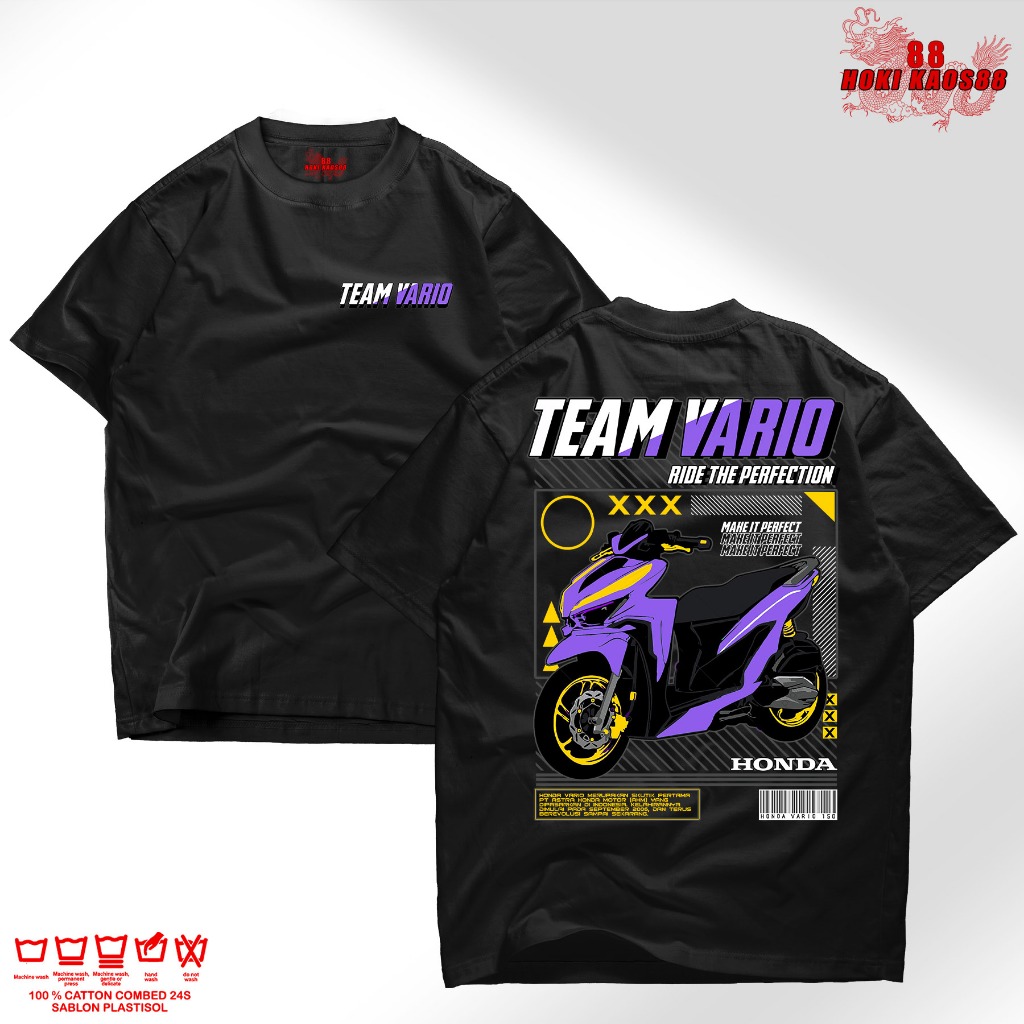 Jual Kaos Team Vario New Kaos Racing Vario 125/150 Kaos Hoki88 Bahan ...