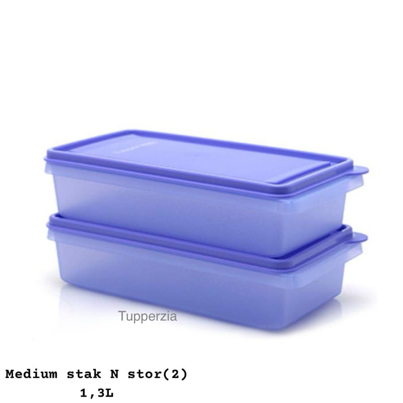 Jual Medium Stak N Stor 2 Pcs Tupperware | Shopee Indonesia