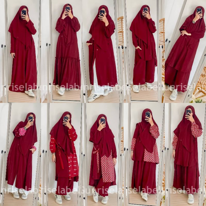 Jual 17an Series Maroon Sunriselabel | Shopee Indonesia