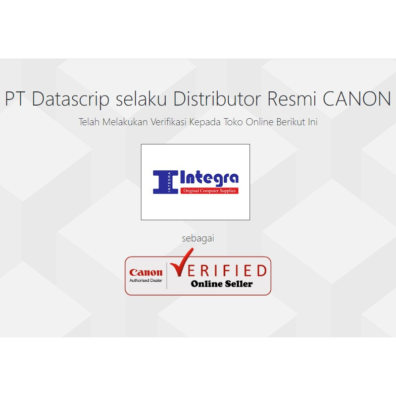 Jual Tinta Canon 810 Ink Cartridge Black / Hitam Original Datascript ...