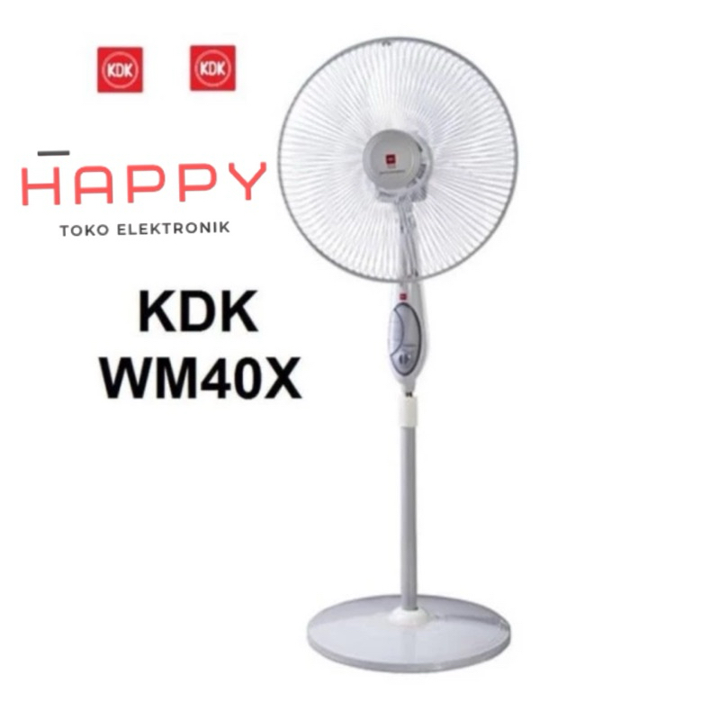 Jual KDK WM40X Stand Fan 16 inch 3 Speed Kipas Angin Berdiri kaki bulat ...