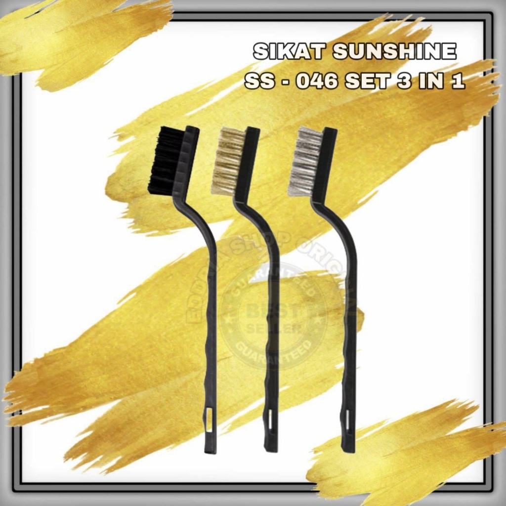 Jual SUNSHINE SS - 046 SET 3 IN 1 SIKAT PEMBERSIH ORIGINAL BARU ...