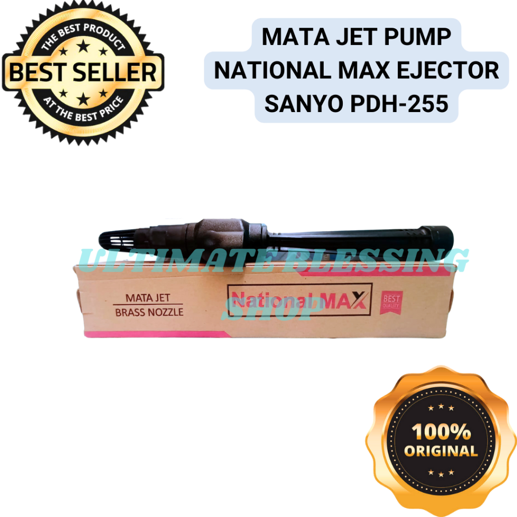 Jual Mata Jet Pump NATIONAL MAX Ejector SANYO PDH-255 Original ...