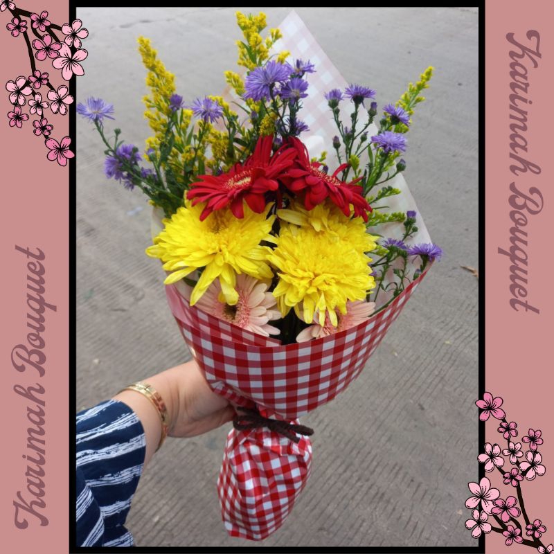 Jual KIRIM INSTANT! Buket Bunga Wisuda Mix / Bouquet Bunga / Bucket ...