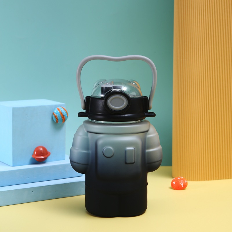 Jual Botol Minum Anak Warna Gradasi Bentuk Robot Lucu Kapasitas 1000ml ...