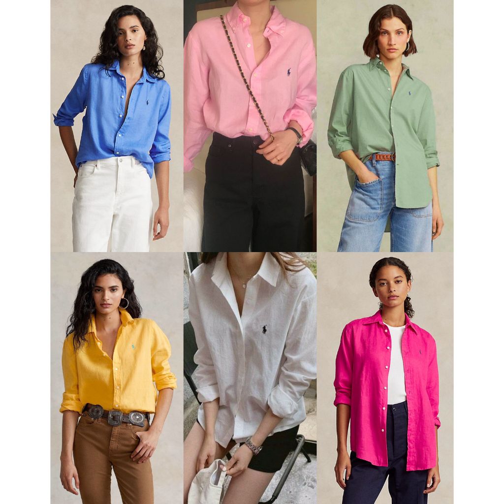 Jual PRL Relaxed Fit Linen Shirt // Seventeen Shops // | Shopee Indonesia