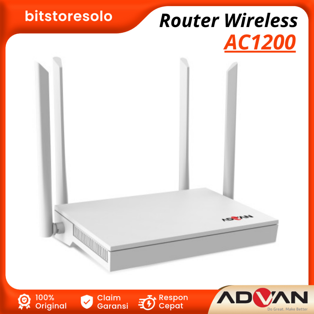 Jual Advan Router Wifi5 Revealink Dual Band Router Wireless AC1200 Wifi ...