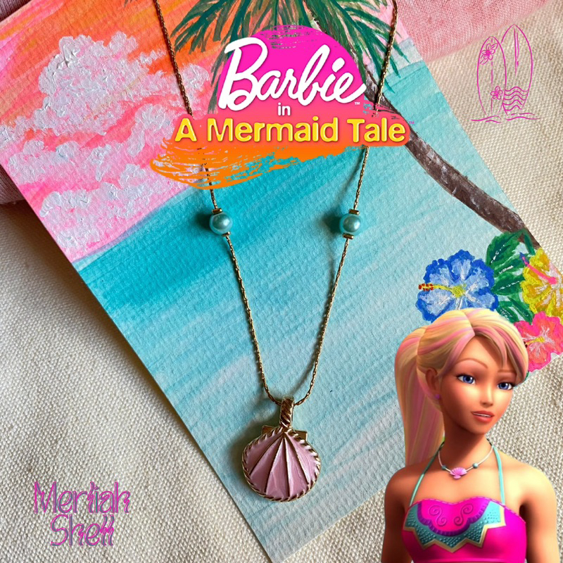 Merliah Shell Merliah Summers Necklace Barbie in A Mermaid Tale Necklace Titanium Seashells Necklace