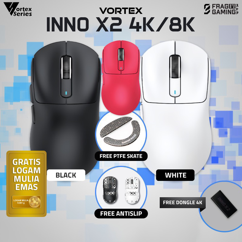 Jual Vortexseries Vortex INNO X2 4K 8K InnoX28KWireless Gaming Mouse ...