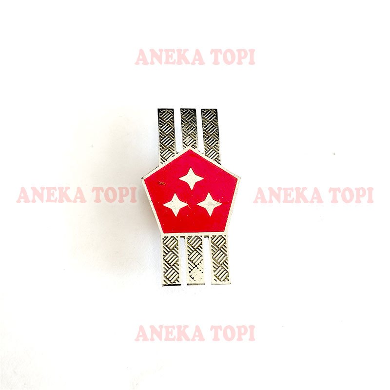 Jual Pin Monogram Tanda Pangkat PNS KEMHAN Pin Krah Pangkat KEMHAN ...