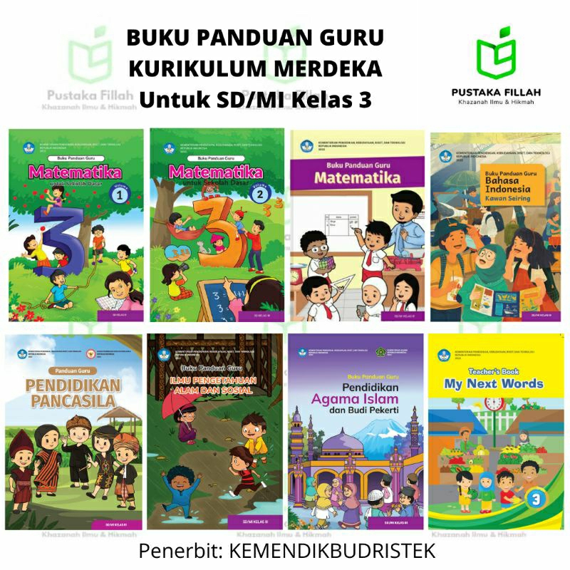 Jual Buku Panduan Guru Kurikulum Merdeka SD Kelas 3 Kemendikbud ...
