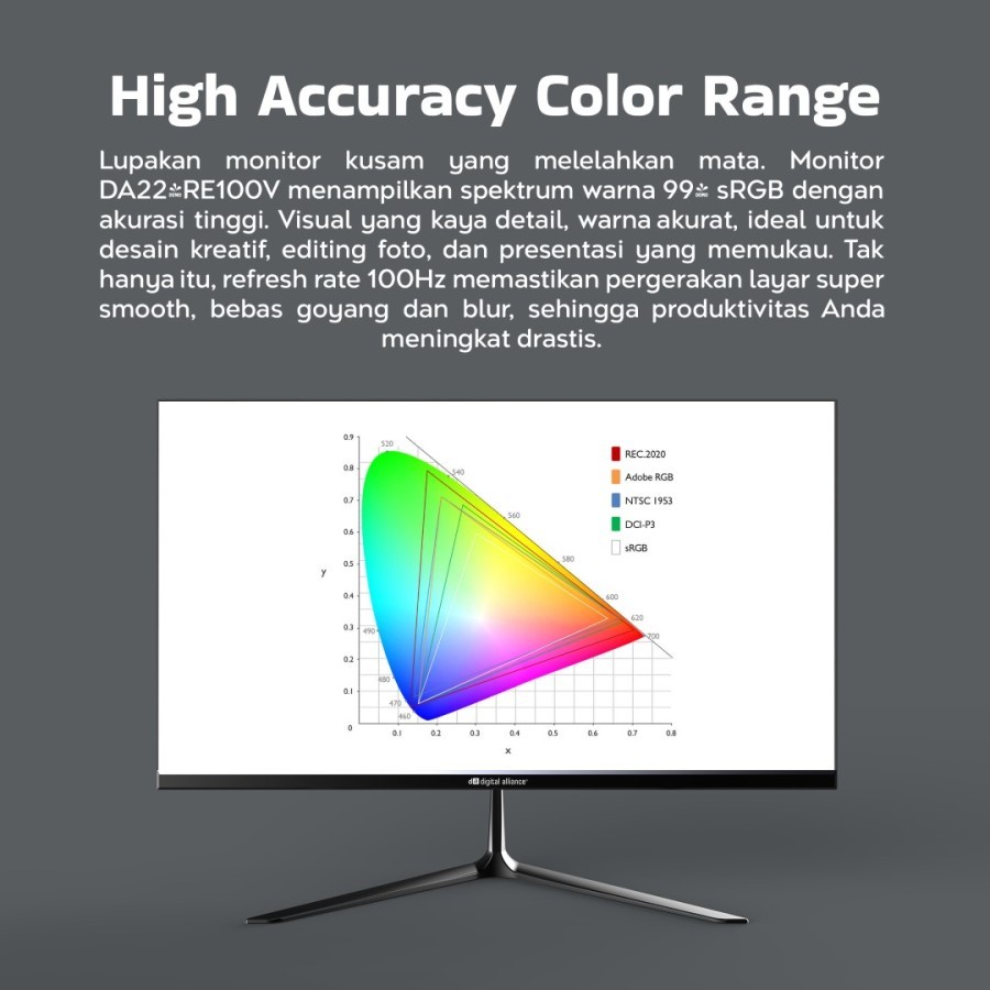 Jual Monitor LED LCDDIGITAL ALLIANCE DA22-RE100V | 21.5