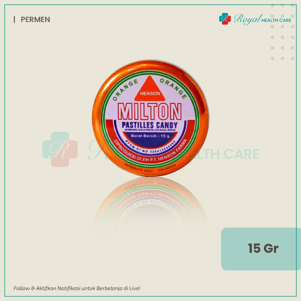 Jual MILTON PASTILLES Candy 15gr Permen Penyegar Mulut | Shopee Indonesia