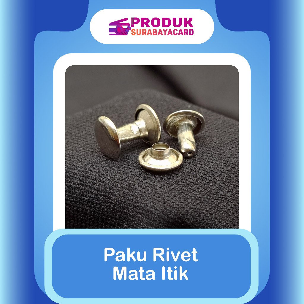Jual paku rivet ripet centang keling bolak balik mata itik pita lanyard ...
