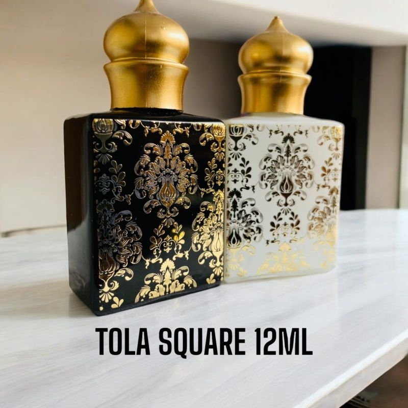 Jual BOTOL TOLA SQUARE UKURAN 12ML STIK KACA | MOTIF TRIBAL BATIK ...