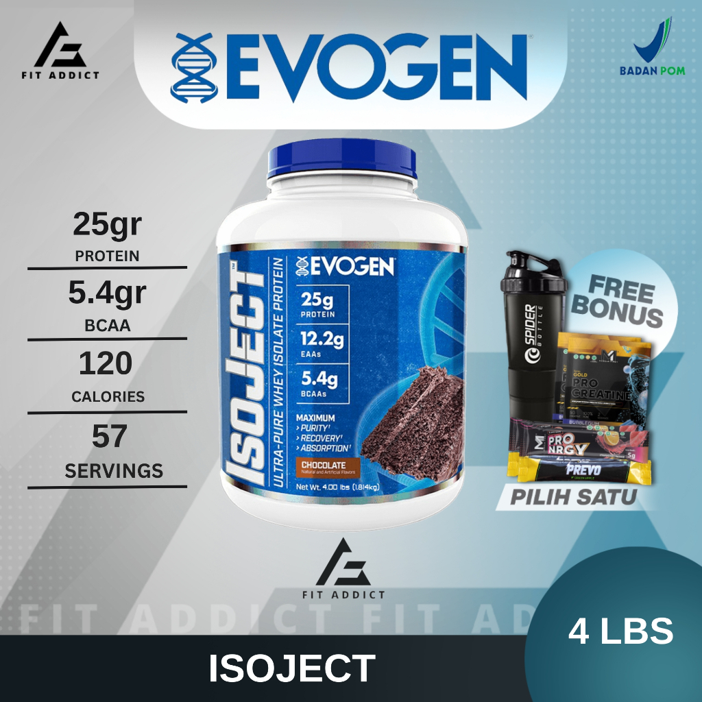Jual Evogen Isoject 4 Lbs Lb 4Lbs 4Lb Whey Isolate Hany Rambod Iso Ject ...