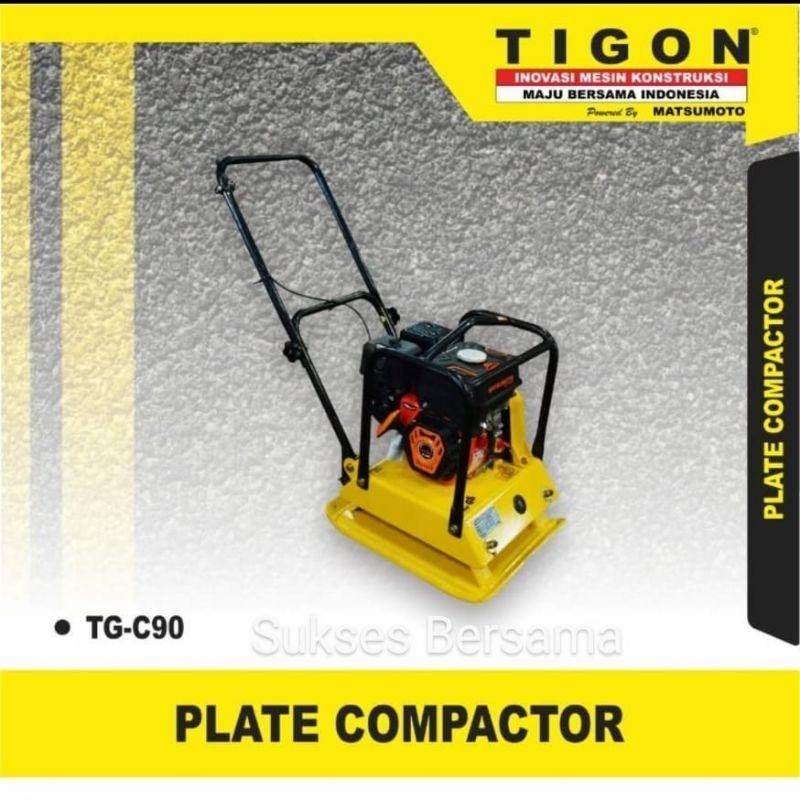 Jual Plate Compactor / Stamper Kodok Tigon TG-C90 | Shopee Indonesia