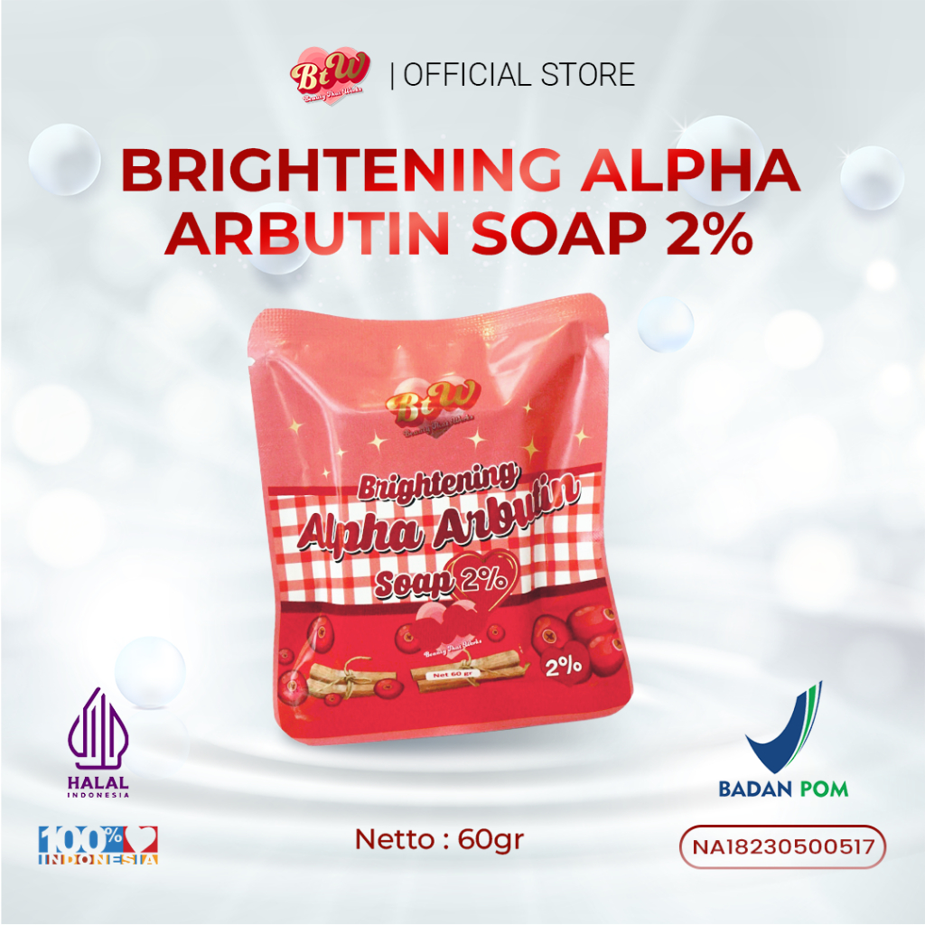 BTW Brightening Alpha Arbutin Soap 2%