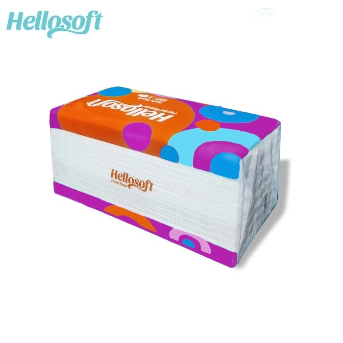 Jual Tissue Hellosoft Facial Tisu Wajah Lembut 180 Sheets 2ply Hello ...