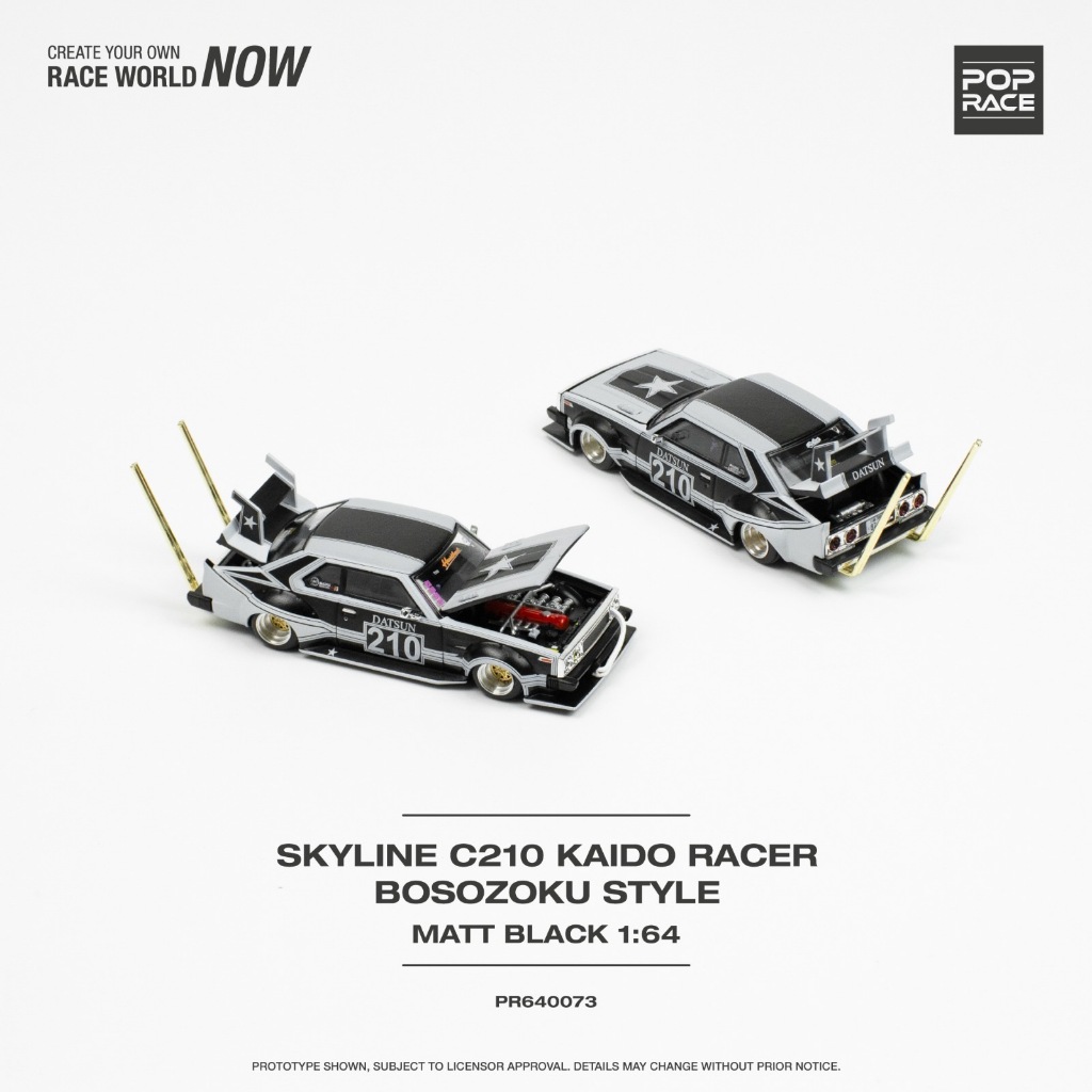 Jual POP RACE PR640073 Skyline C210 Kaido Racer Bosozoku