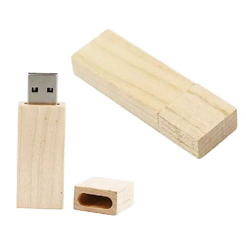 Jual Flashdisk kayu magnet non box | Shopee Indonesia