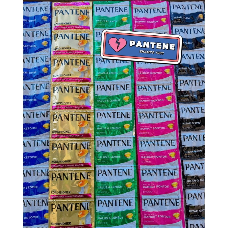 Jual ( Renteng ) Pantene Shampo Hitam Glow - Perawatan Rambut Rontok ...