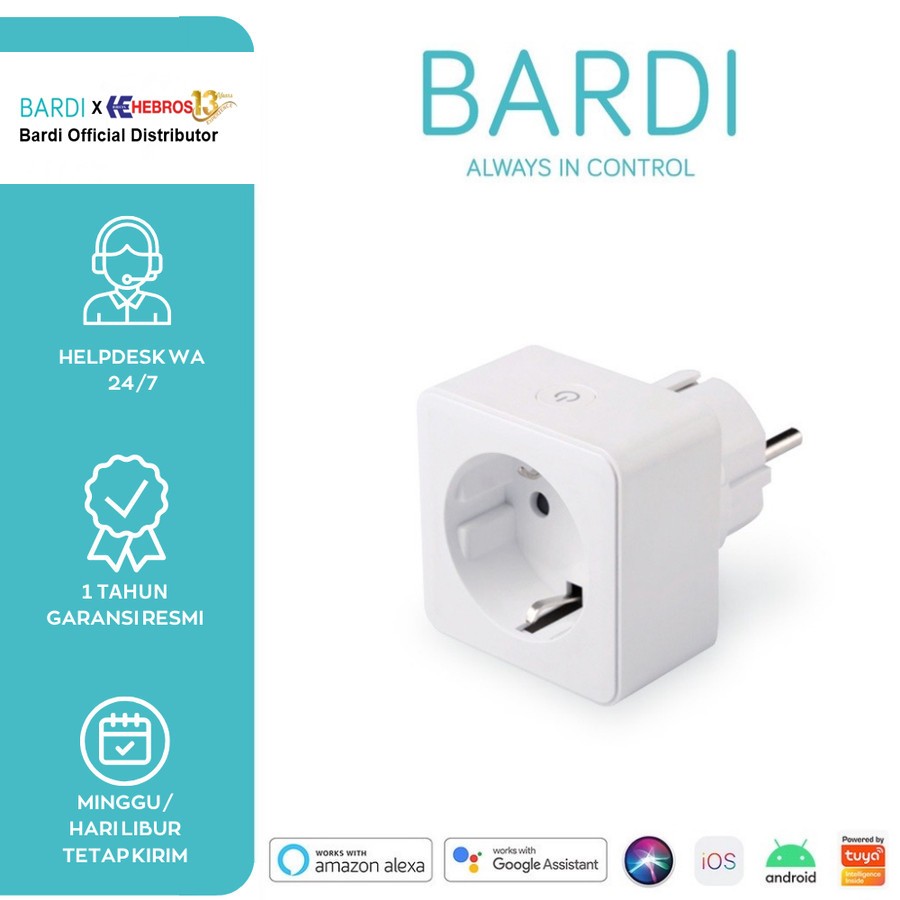 Jual BARDI Smart Portable Plug Colokan Saklar Smart On Off WiFi ...