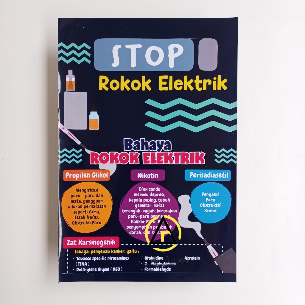 Jual Poster Stop Rokok Elektrik - Bahaya Vape - Bahaya Rokok Elektrik -  Poster Kesehatan | Shopee Indonesia