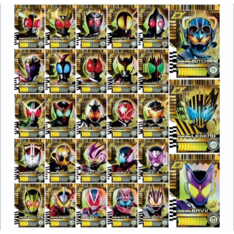 Jual CUSTOM CARD DX DECADE DRIVER VER LEGEND KAMEN RIDER GOTCHARD ...