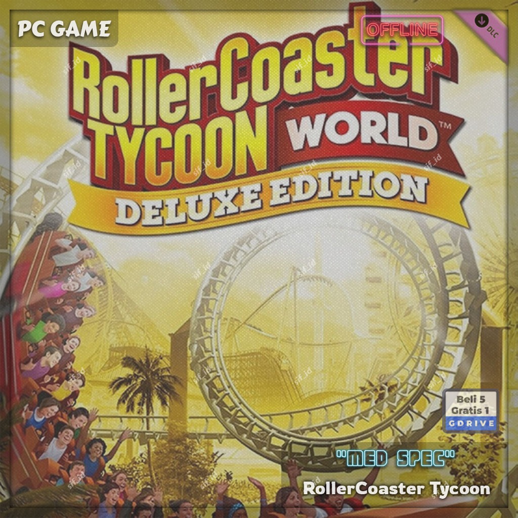 Jual RollerCoaster Tycoon World Deluxe Edition - Roller Coaster - Game ...