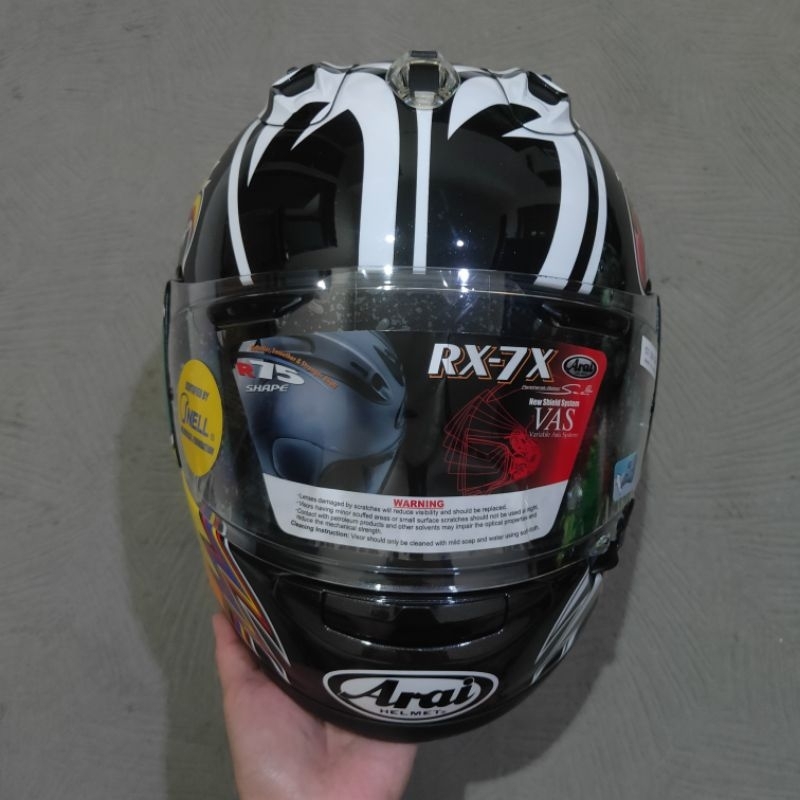 CASQUE INTÉGRAL ARAI RX-7X NAKAGAMI GP2 REPLICA MODEL TAILLE