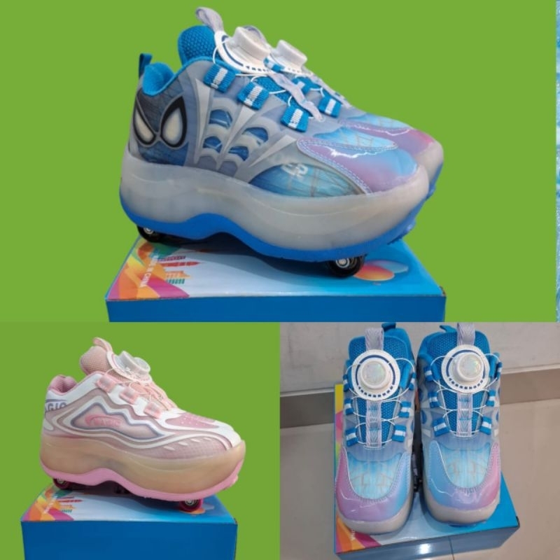 Jual SEPATU RODA/SEPATU RODA 4/SEPATU RODA KARAKTER ANAK/SEPATU RODA