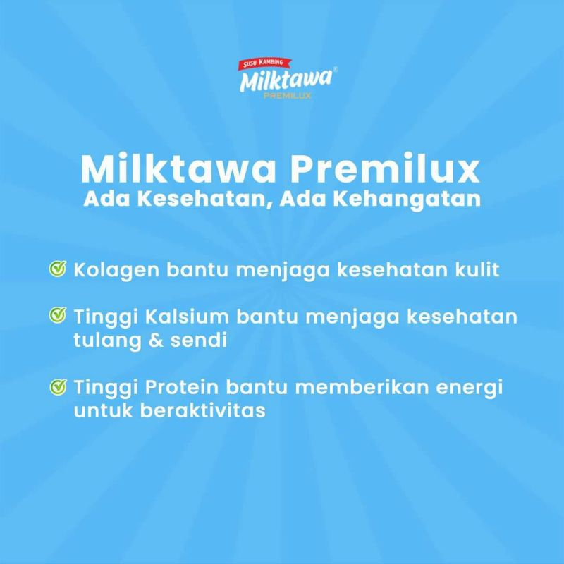 Susu Milktawa 250 ml - Mengandung Extra Kolagen Rasa Cokelat