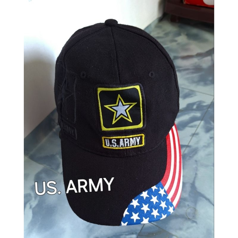 Jual Topi US ARMY Hitam | Shopee Indonesia