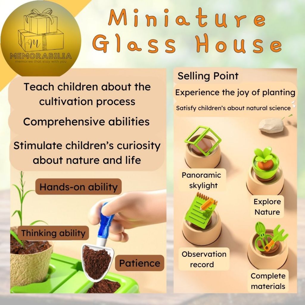 Jual Mainan Miniature Glass House Tumbuhan Sayur Buah Rumah Kaca ...