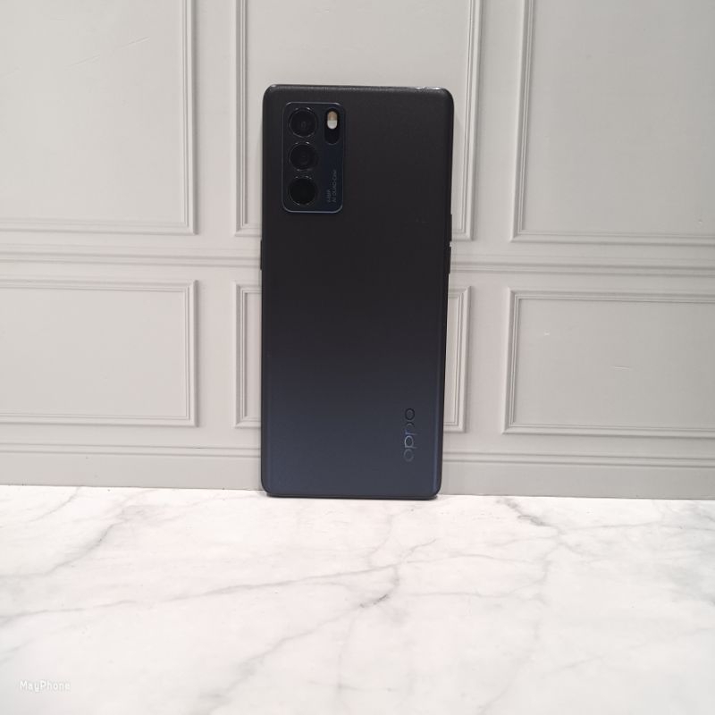 Custodia SEEKOO Per Oppo Reno 6 Pro 5G – Protettiva Militare Con Supporto Pieghevole Nascosto, Paraurti Morbido, Blu - 2