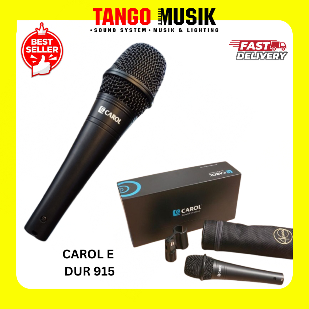 Jual MIC VOCAL CAROL E DUR 915 ORIGINAL / Promo Terbatas! Mic Vokal ...