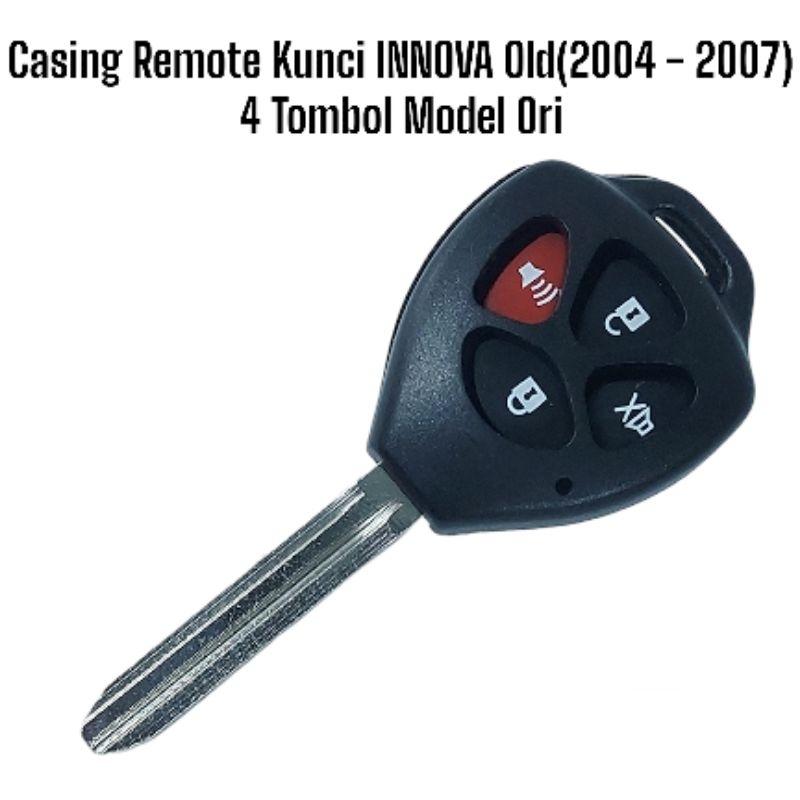 Jual Casing Remote Kunci INNOVA Old(2004 - 2007) 4 Tombol Model Ori ...