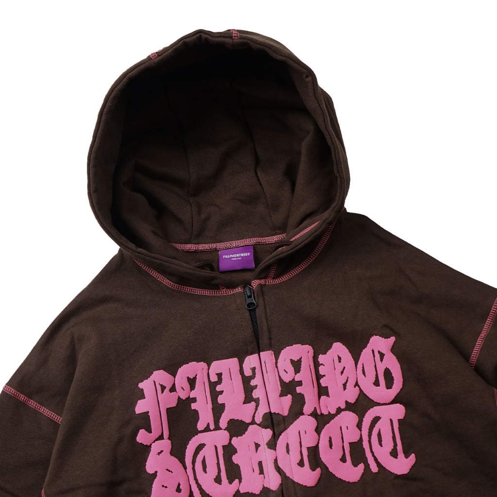 Jual Double Zip Hoodie Boxy oversize Fillingstreet - Holly