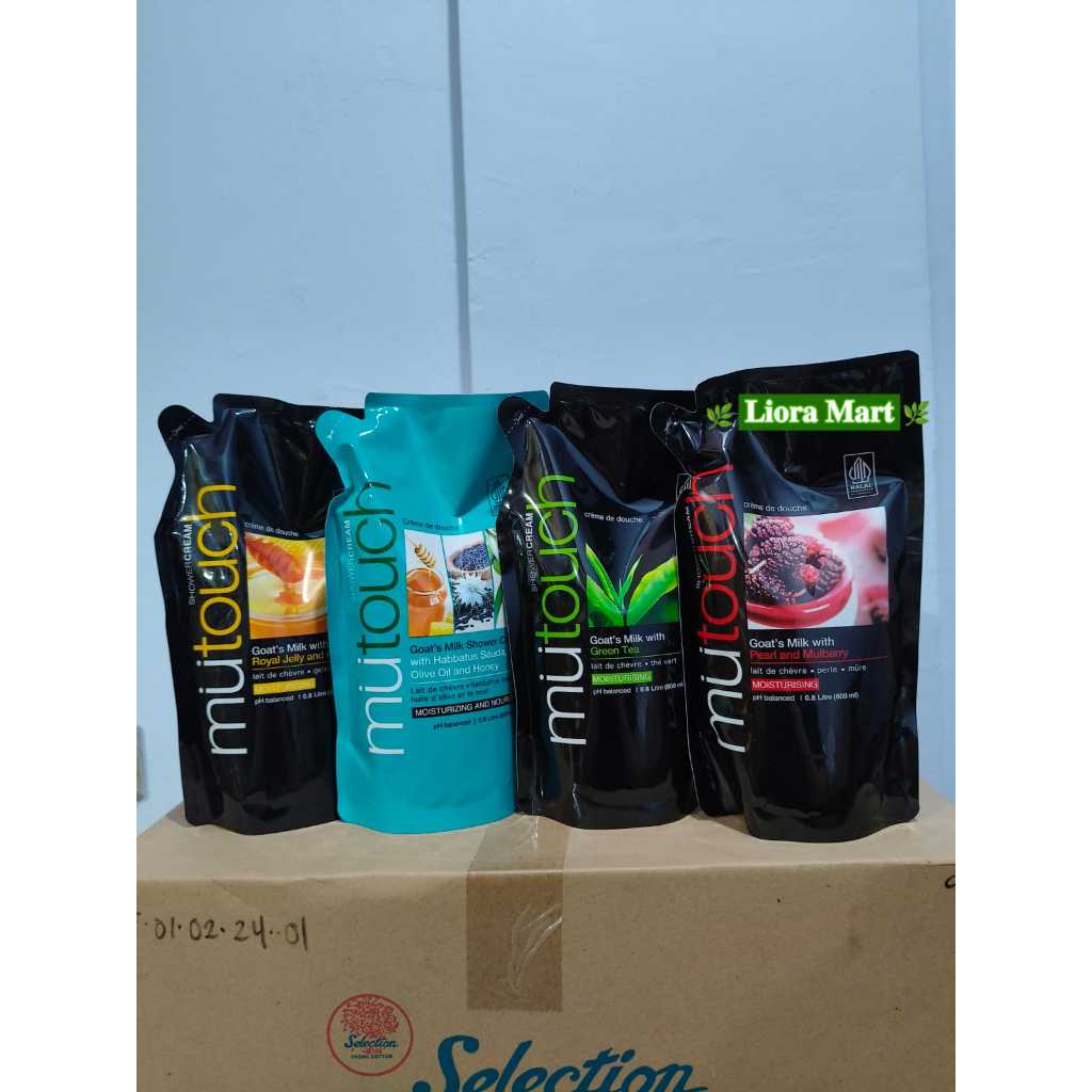 Jual MUTOUCH sabun mandi Refill 800ml/MU TOUCH shower cream 800 ml ...