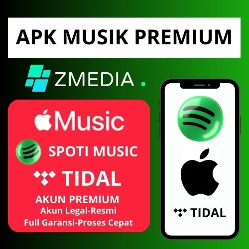 Jual APK MUSIK PREMIUM TERMURAH BERGARANSI 1 TAHUN PROSES CEPAT