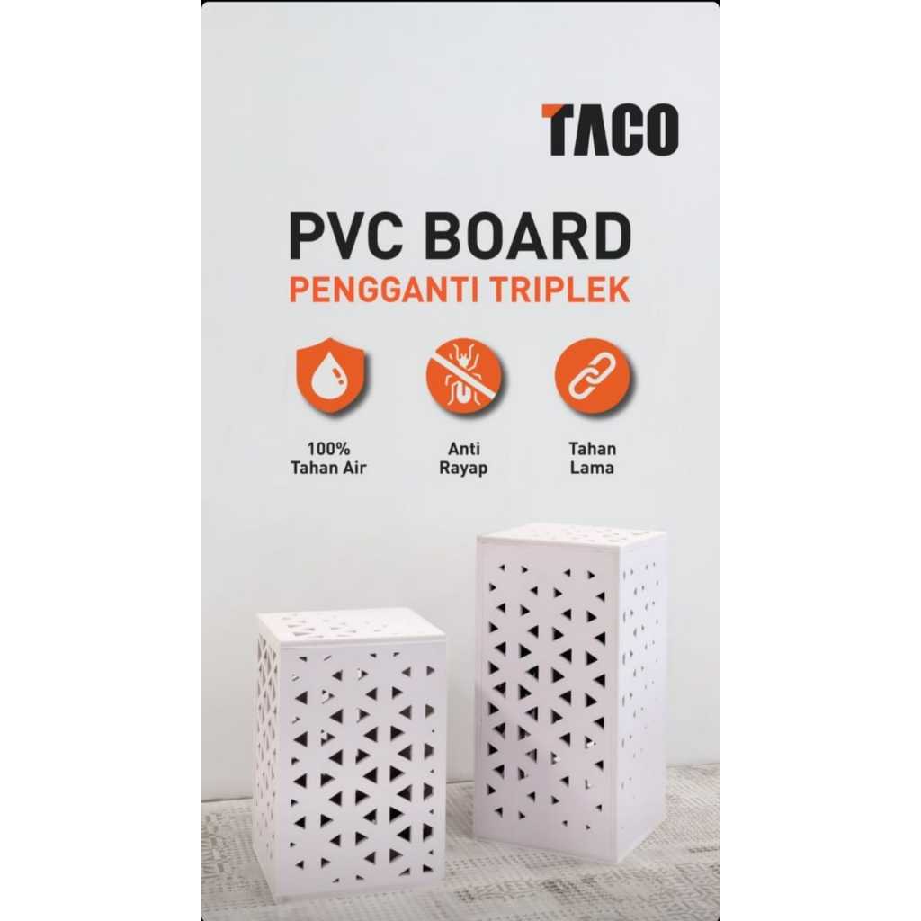 Jual TACO PVC BOARD 18MM, 15MM, 12MM, 9MM, 5MM, 3MM | Shopee Indonesia