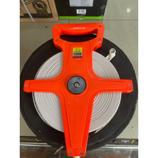 Jual Meteran Rol 100m/ meteran tanah 100m / meteran fiber rol 100m RUSH ...