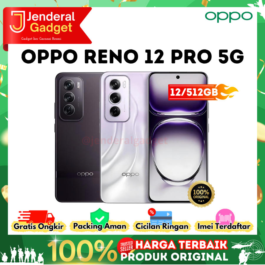 Jual Oppo Reno 12 Pro 5G 12/512GB NFC | Shopee Indonesia