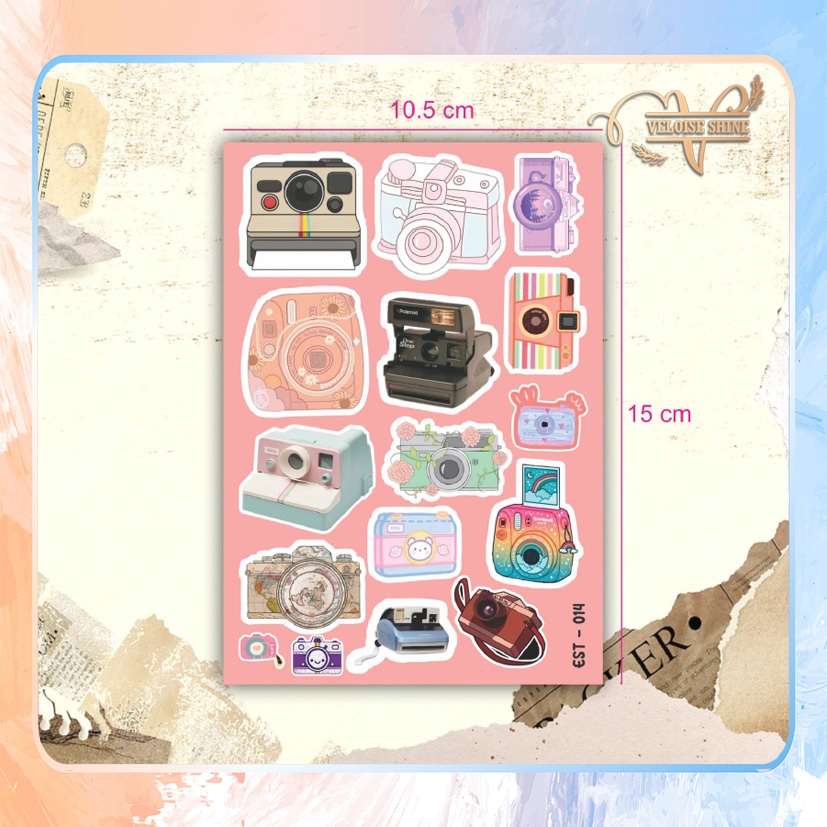 Jual Sticker Pack Vintage Scrapbook Sticker Tumblr Aesthetic | Shopee ...