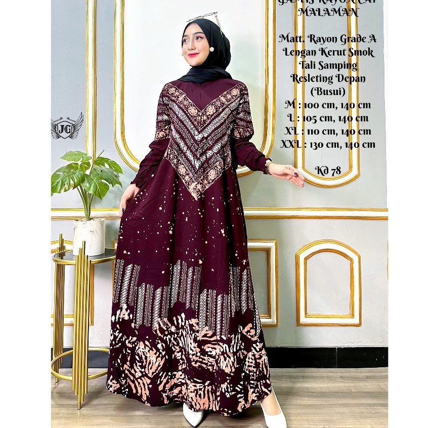 Jual GAMIS TWILL ORI CAP MALAMAN TERLARIS / TERBARU GAMIS RAYON PREMIUM ...