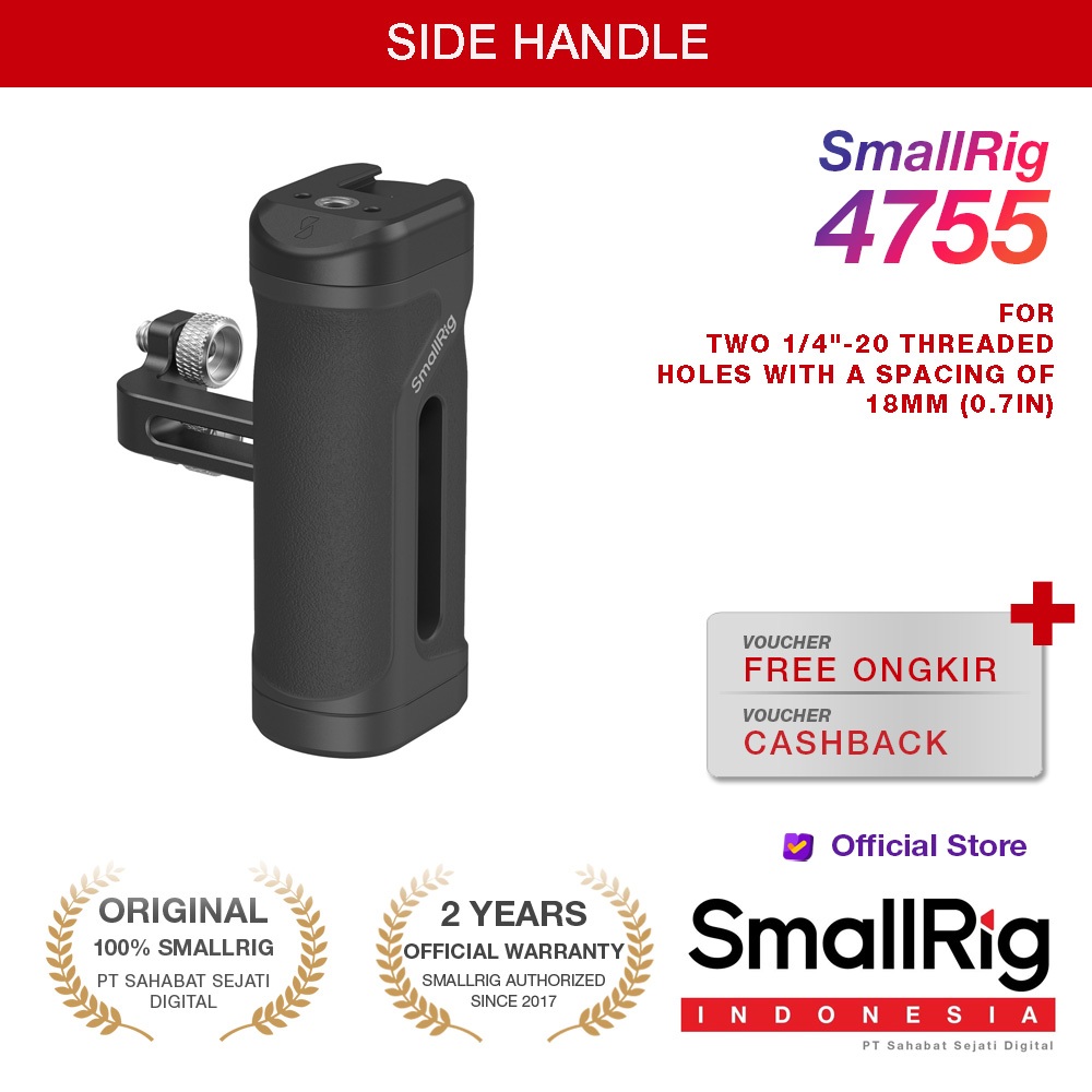 Jual SmallRig Lightweight mini Side Handle 4755 | Shopee Indonesia