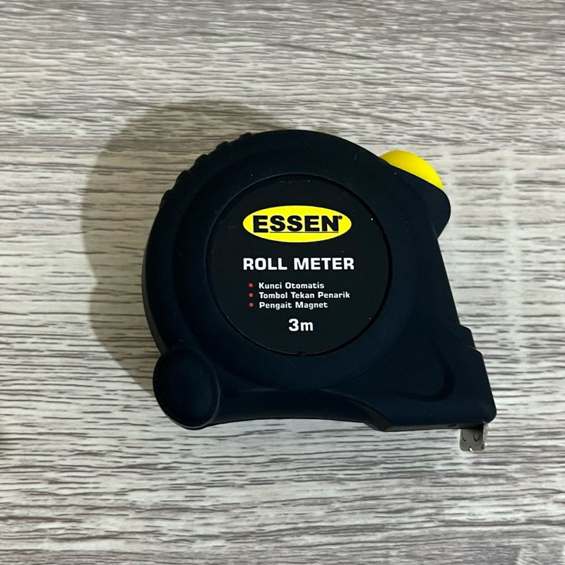 Jual Meteran ESSEN 3M Auto Stop Presisi Tinggi – Alat Ukur Profesional ...