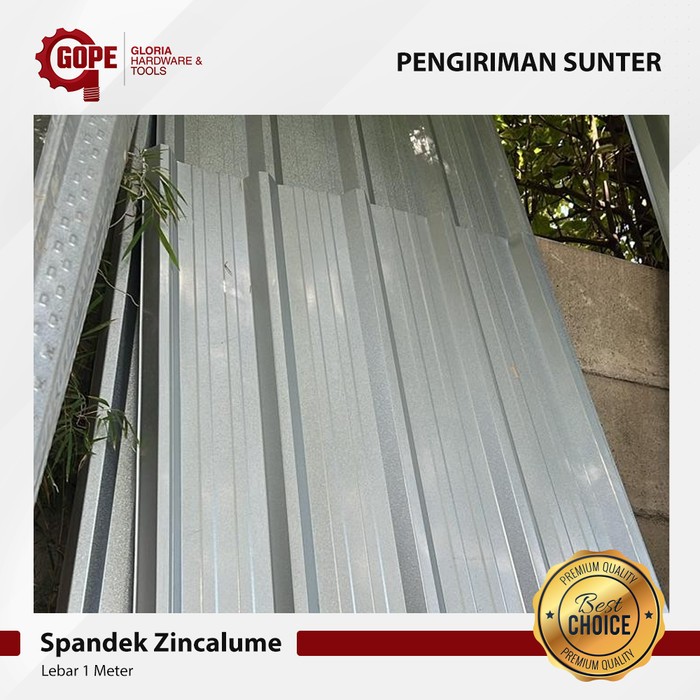 Spandek Zincalume Atap Seng Lebar 1 Meter